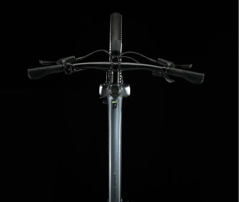 Trek Dual Sport+ 2 Electric Hybrid Bike 2024 in Galactic Grey-4